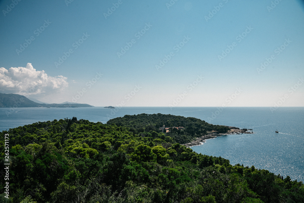Lokrum Island off the Coast of Dubrovnik, Croatia 