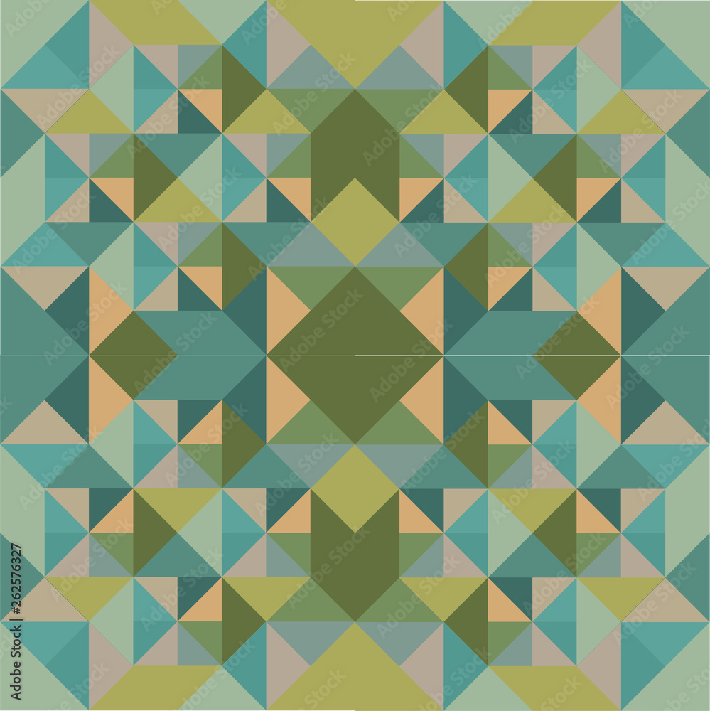 Fototapeta premium Abstract Retro Geometric Background. Vector Illustration