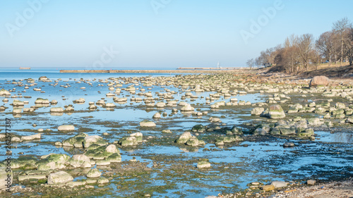 stones in sea coast
