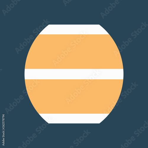 Silhouette icon barrel