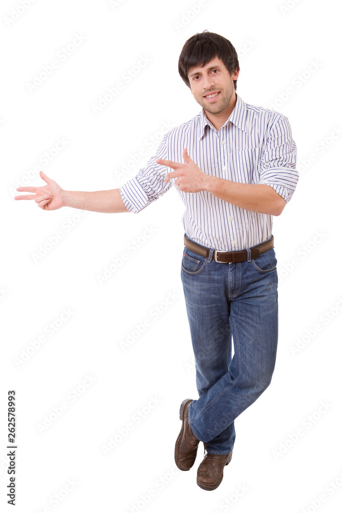 showing gesture showing gesture