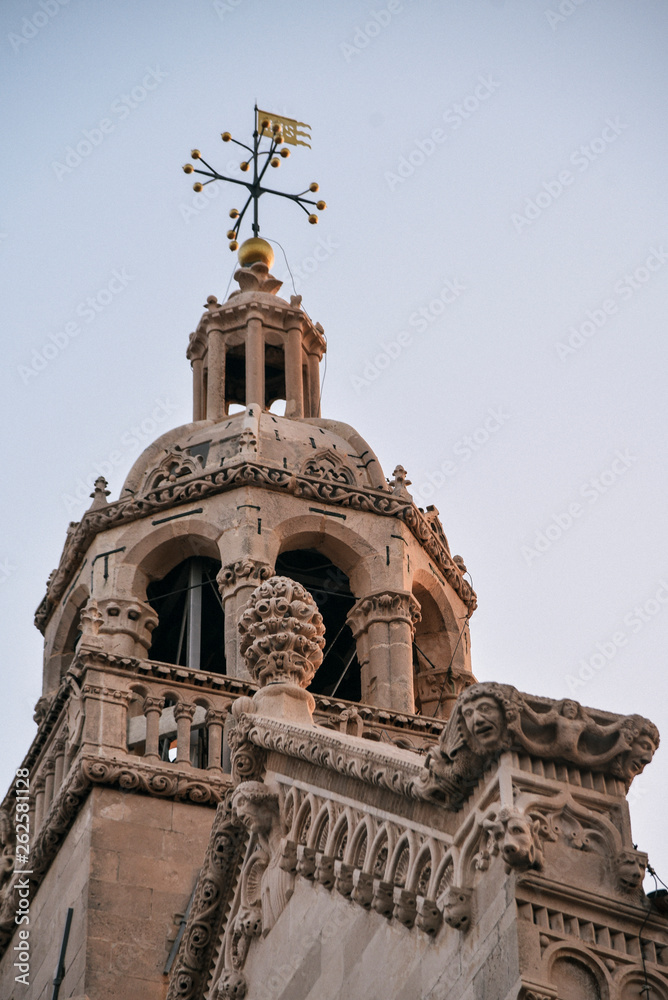 Cathedral of Saint Mark in Korcula Old Town, Korcula Island in Dalmatian Coast of Croatia