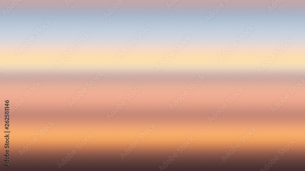 Background gradient sunset blue orange,  light dawn.
