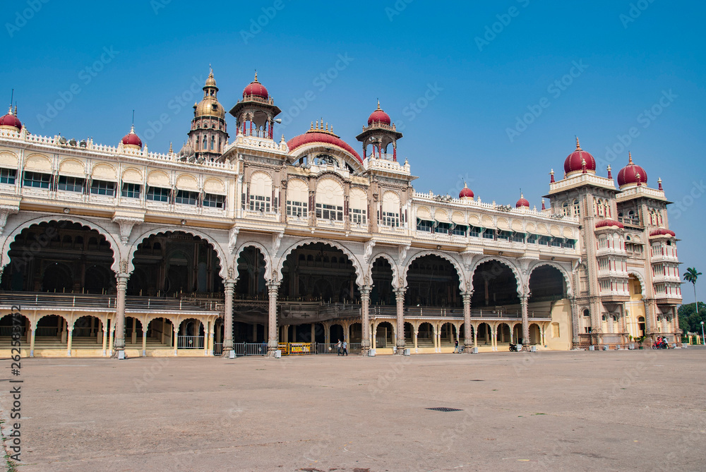 The famous Mysore palace in India