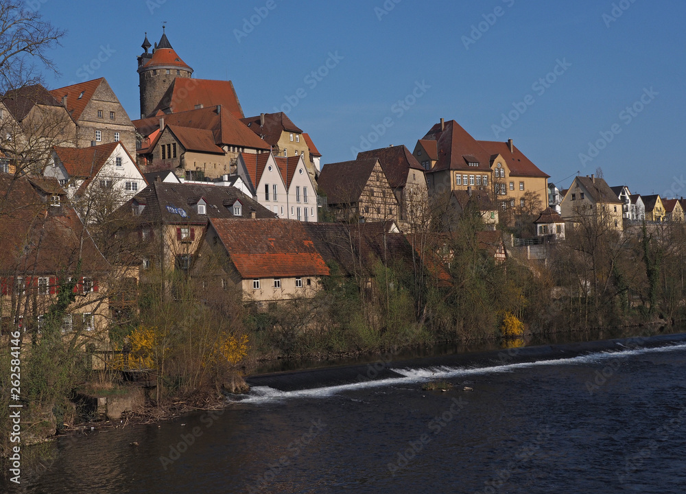 Obraz premium Besigheim mit Enz, Baden-Württemberg