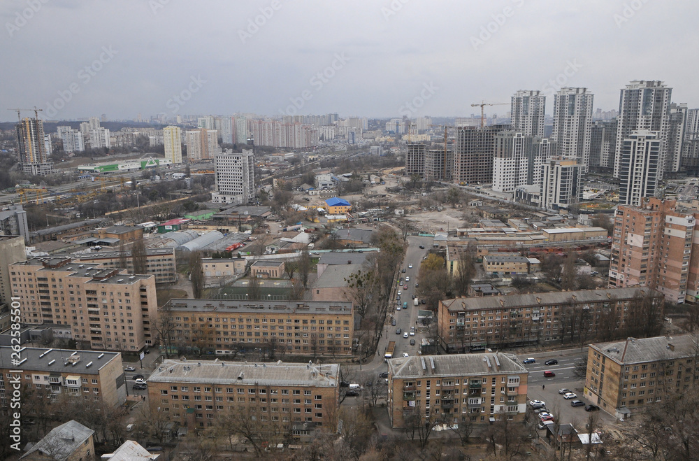  Panorama of Kiev, March 25, 2019