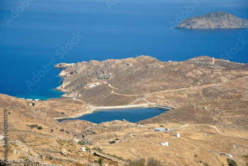 Panoramic view of Serifos island, Greece