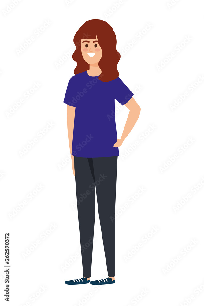 beautiful young woman character beautiful young woman character