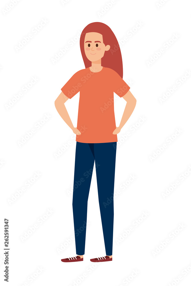 beautiful young woman character beautiful young woman character