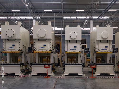 Machines for the production of metal automotive parts