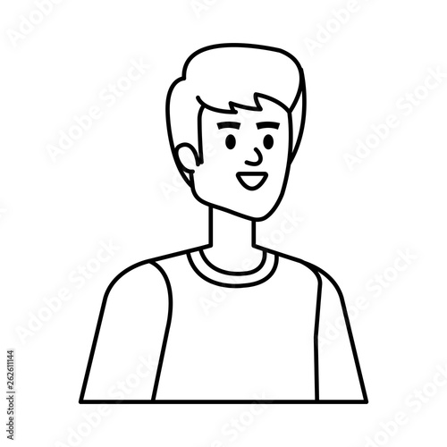 young man avatar character