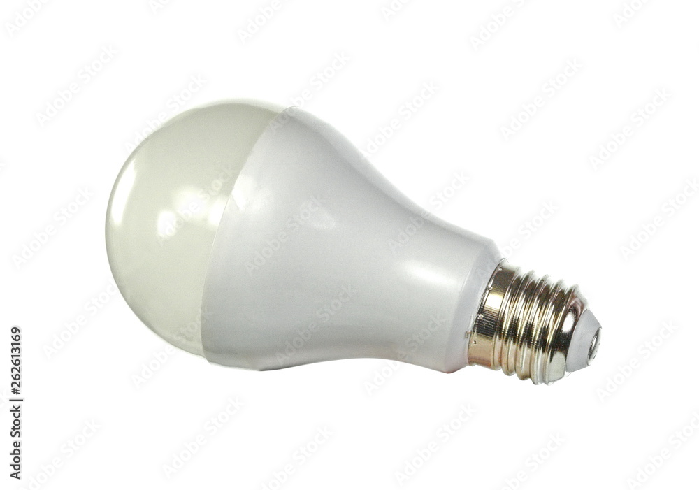 LED light bulb isolated on white background. LED light bulb isolated on white background.