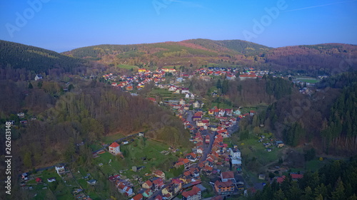 Ruhla. Vogelperspektive. 