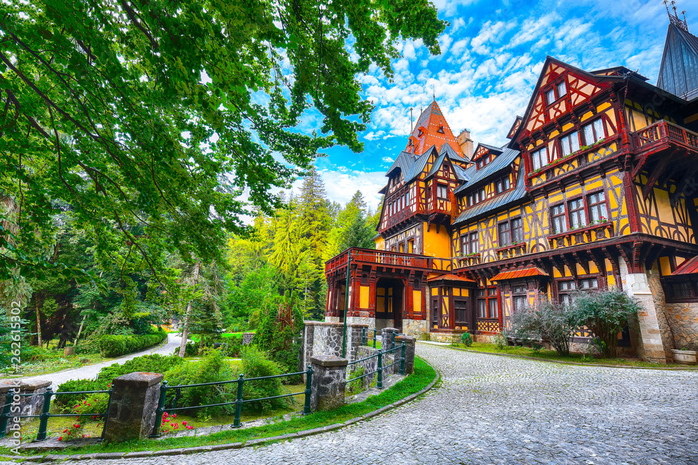 Pelisor castle summer residence in Sinaia