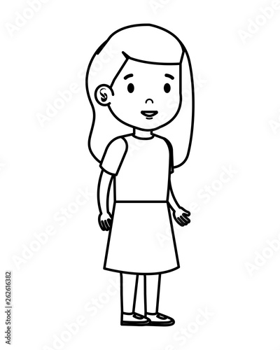 little girl avatar character