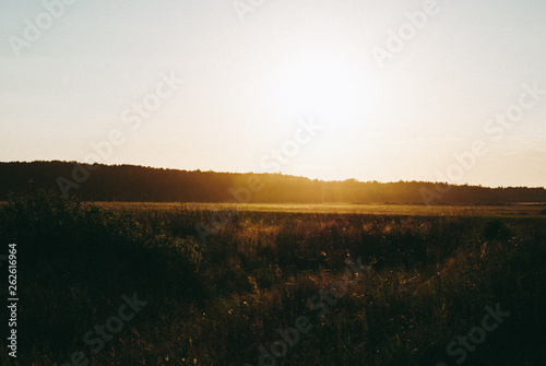 Beautiful sunset sky