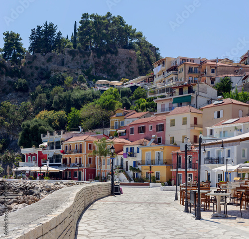 Parga city view (region of Epirus, Greece)