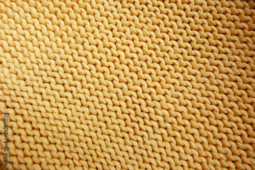  knitted yellow fabric knitted fabric texture background