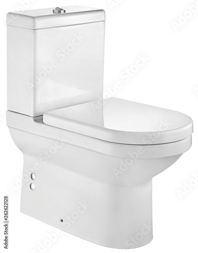 toilet bowl isolated on white background