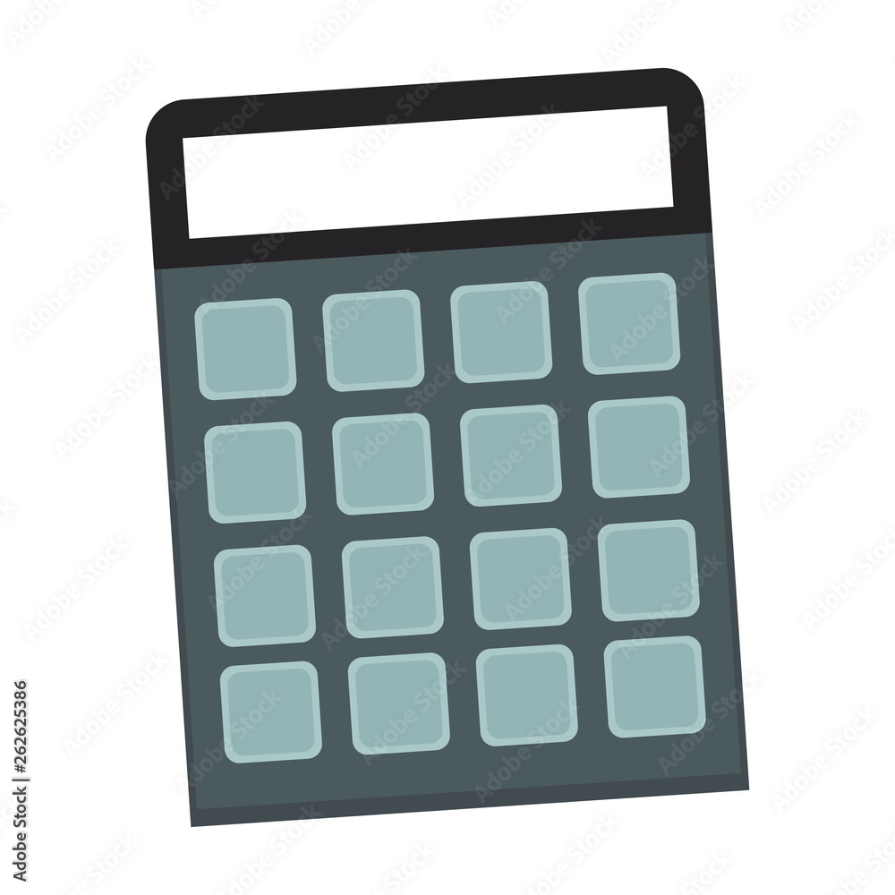 Calculator math device cartoon Calculator math device cartoon