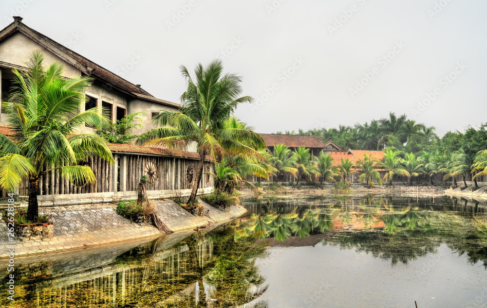 Φωτογραφία View of Tam Coc town in the Ninh Binh Province of Vietnam