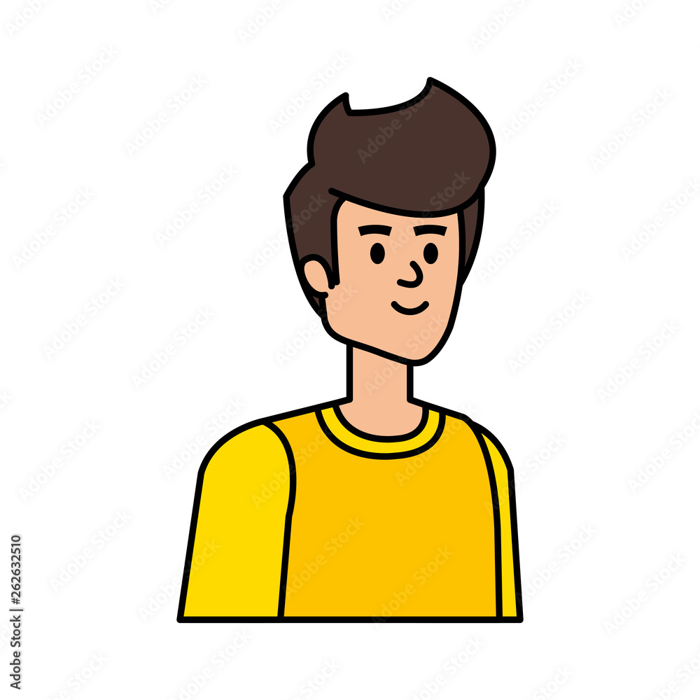 young man avatar character