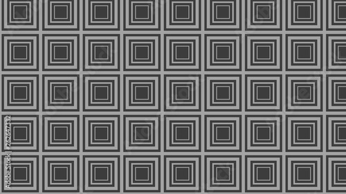 Black and Grey Seamless Concentric Squares Pattern Image