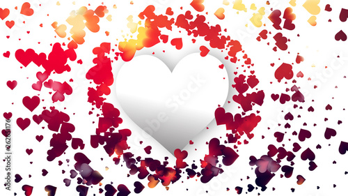 White Romance Background