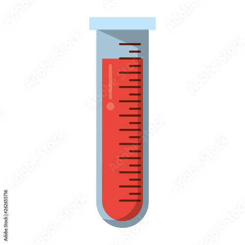 Chemistry flask symbol isolated
