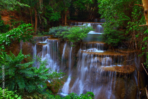 Waterfall-Huaymaekamin Thailand © Tossatis