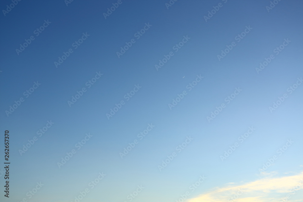 clear blue sky background