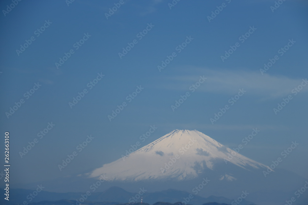 Mt.fuji with blue sky , background