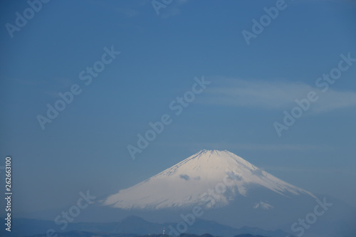 Mt.fuji with blue sky , background