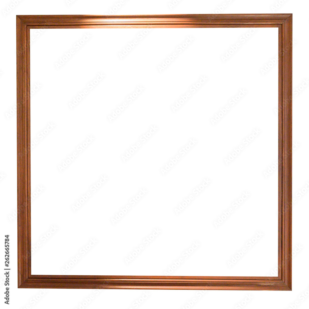 Brown Frame isolated on white background. Brown Frame isolated on white background.