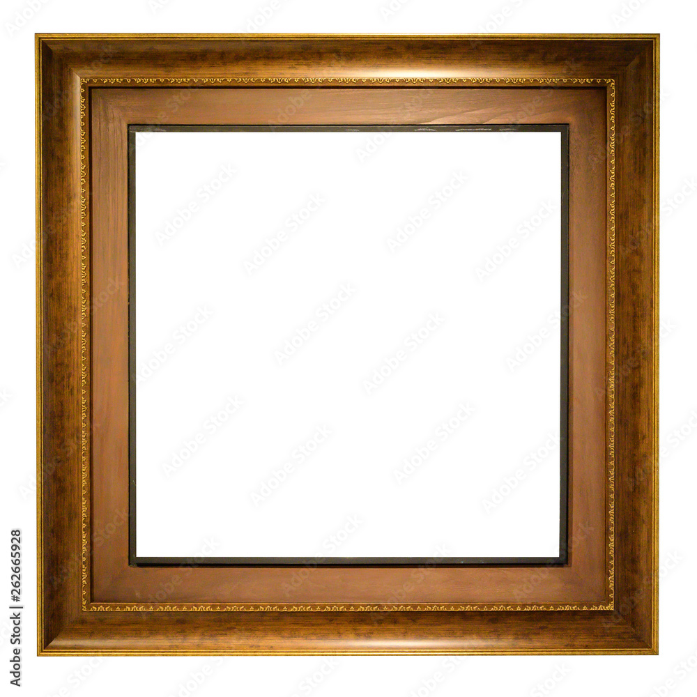 Brown Frame isolated on white background. Brown Frame isolated on white background.
