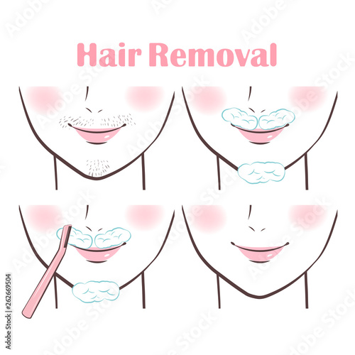 woman about hair removal