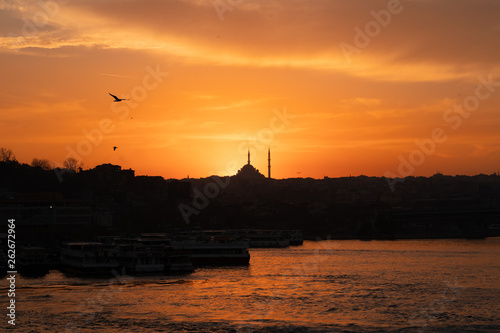 Beautiful Sunset in Istanbul