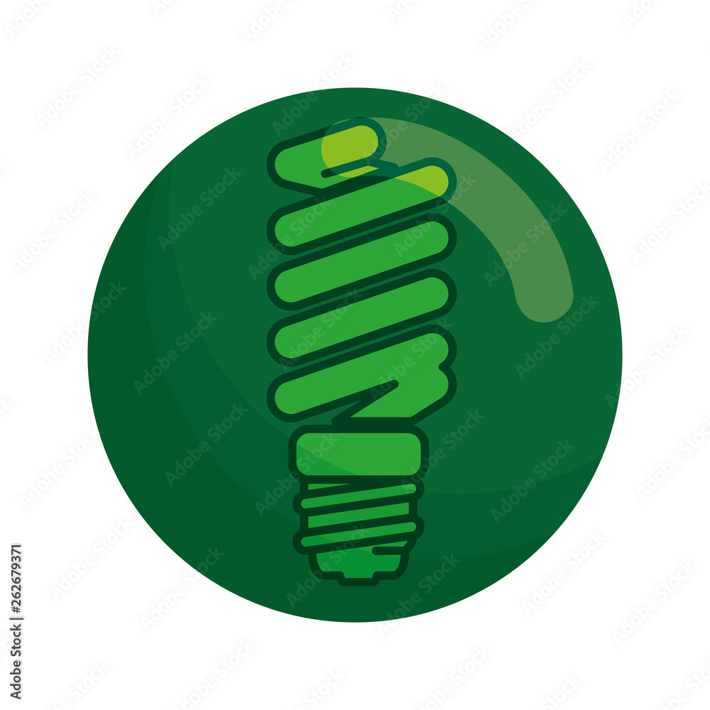 saver bulb energy icon