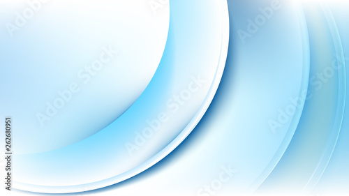 Blue and White Abstract Wavy Background