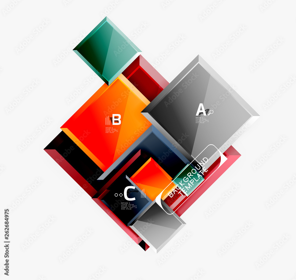 Minimal square banner abstract background Minimal square banner abstract background