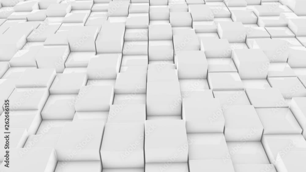 Cubes sliding back and forth background, side view, seamless loop Cubes sliding back and forth background, side view, seamless loop