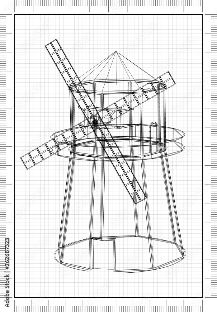 Windmill Architect Blueprint Windmill Architect Blueprint
