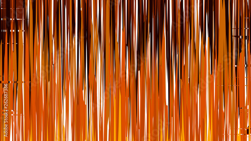 Abstract Dark Orange Vertical Lines and Stripes Background Illustration