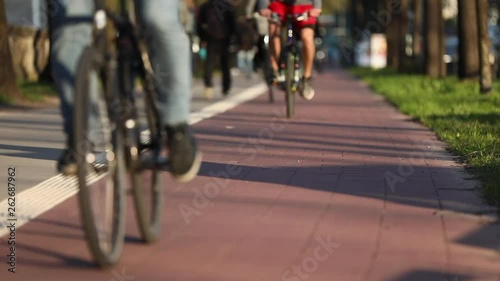 cycle lane on pavement