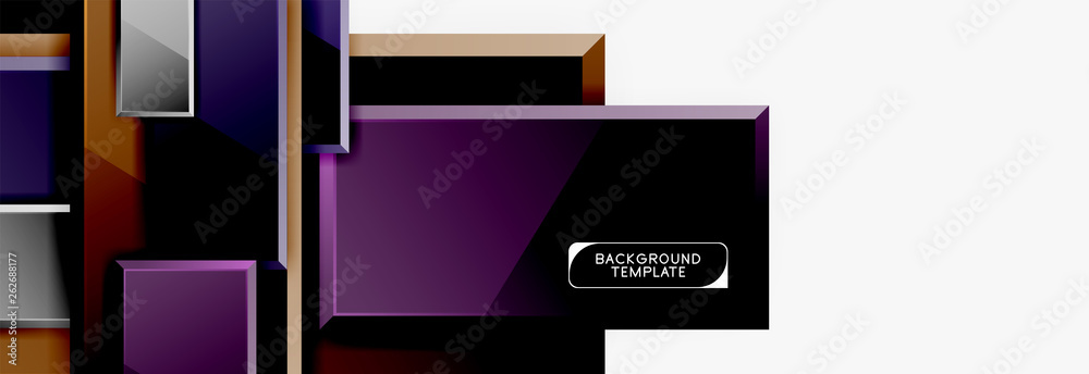 Abstract square composition for background, banner or logo Abstract square composition for background, banner or logo