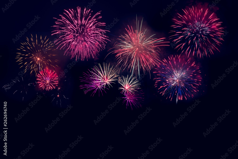 many color of firework
