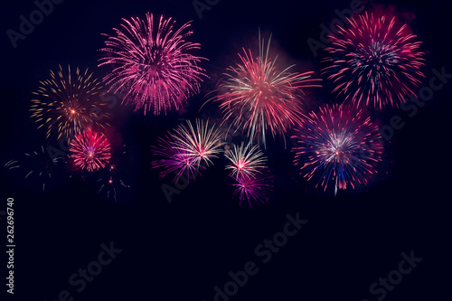 many color of firework