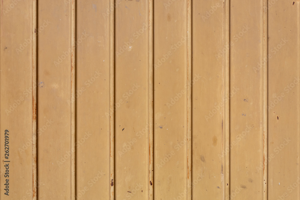 Fototapeta premium Beige Painted Stripped Metal Texture