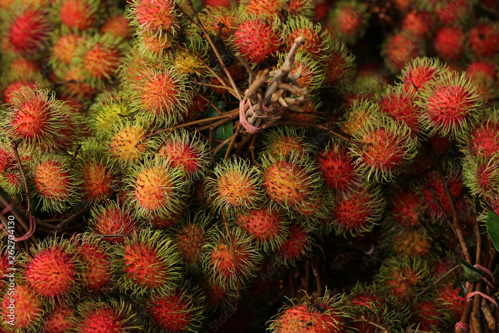 Fototapeta premium Rambutan wallpaper