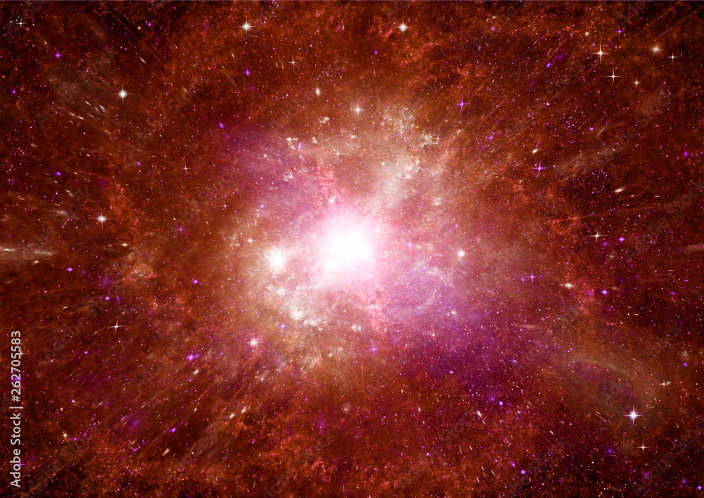 galaxy in a free space galaxy in a free space
